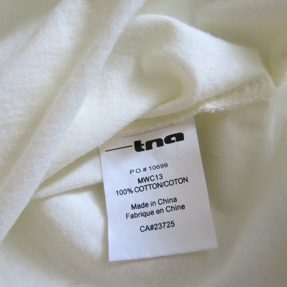 TNA Aritzia Embroidered Braided Long Sleeve Tunic Top Blouse - Size Small - Picture 8 of 8